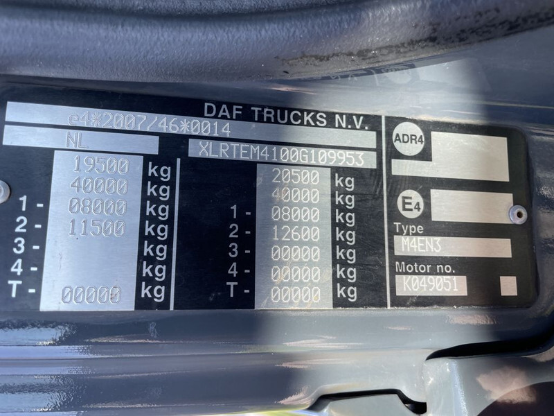 Tracteur routier DAF CF 370 2016 only 562.000 km: photos 14