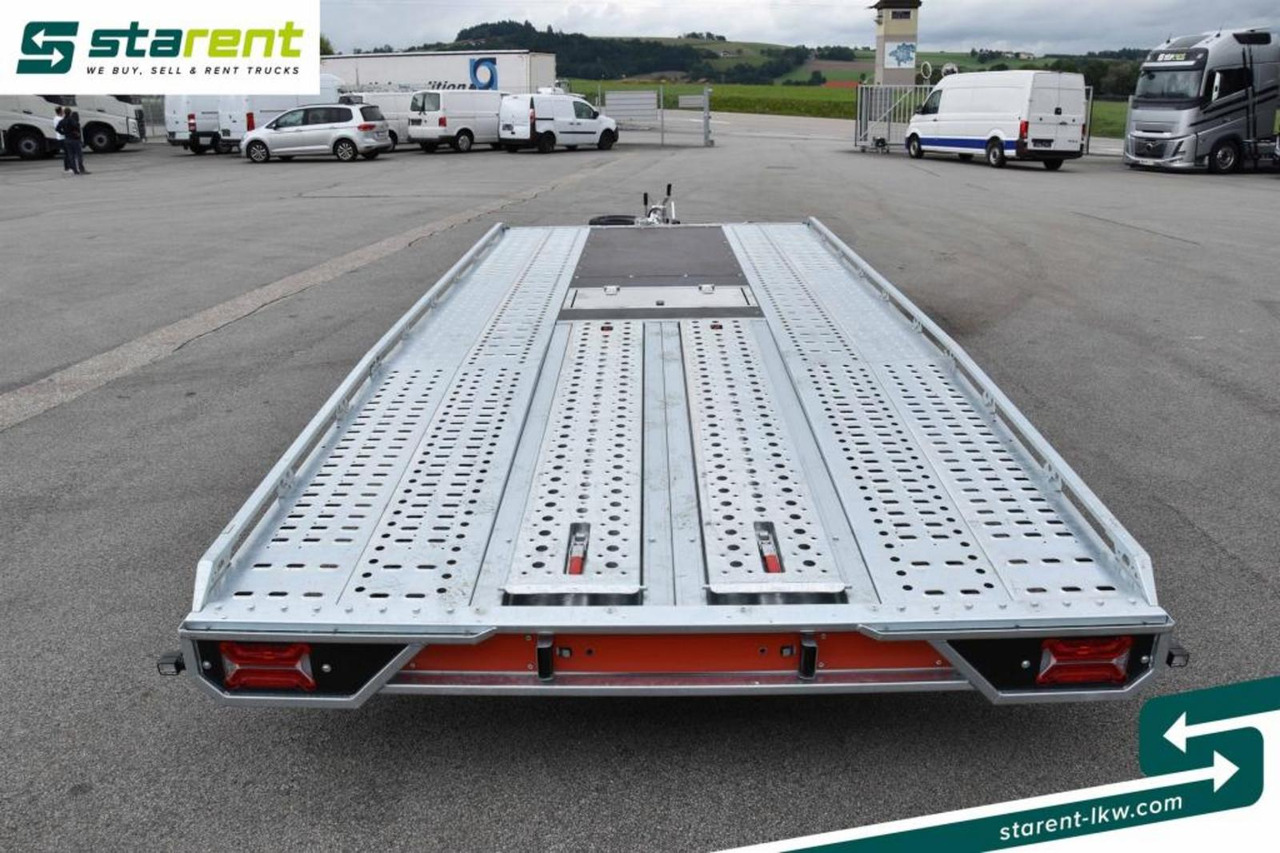 Remorque porte-voitures neuf Brian James Trailers T-Transporter Rampen Seilwinde Kippbar Alu: photos 6