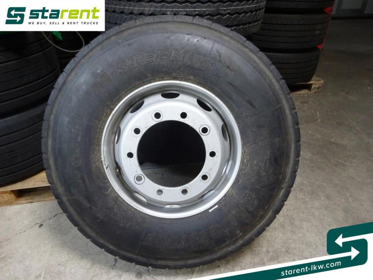 Bridgestone M-Steer 001, 13 R22,5 mit Felge *NEU* - Roue complète pour Camion: photos 1 Bridgestone M-Steer 001, 13 R22,5 mit Felge *NEU* - Roue complète pour Camion: photos 1