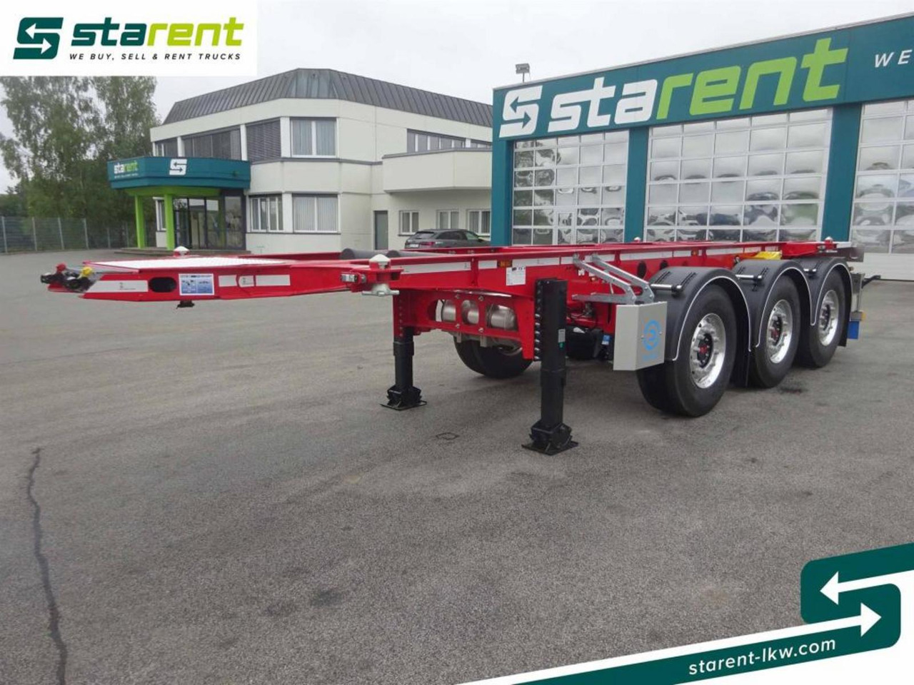 D-TEC Containercarrier CC-20-3-T ADR 1x20 Lift-A - Remorque porte-conteneur/ Caisse mobile: photos 1 D-TEC Containercarrier CC-20-3-T ADR 1x20 Lift-A - Remorque porte-conteneur/ Caisse mobile: photos 1