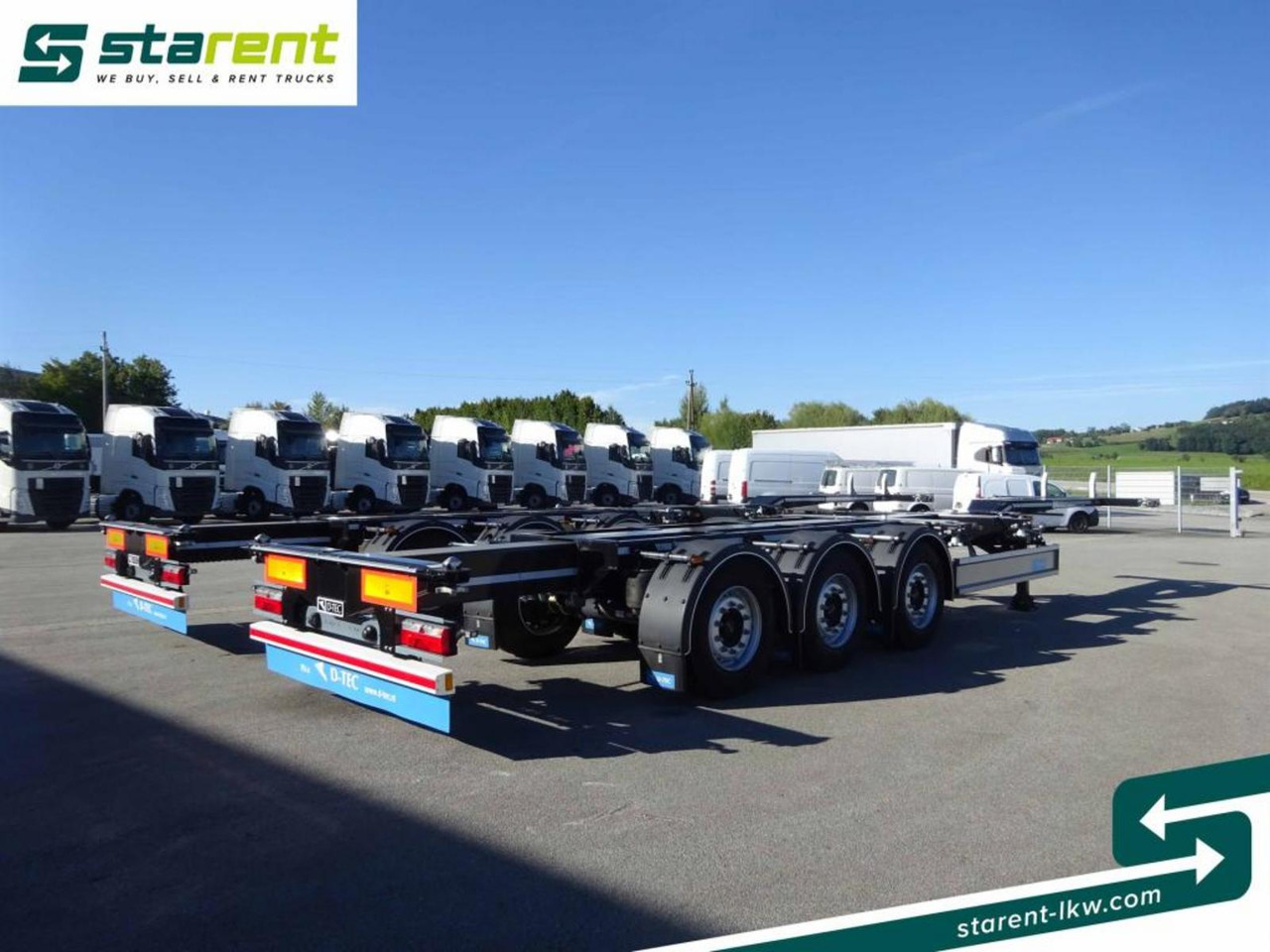 Semi-remorque porte-conteneur/ Caisse mobile neuf D-TEC Portmaster 1x20 / 2x20 / 1x30 / 1x40 / 1x45: photos 5