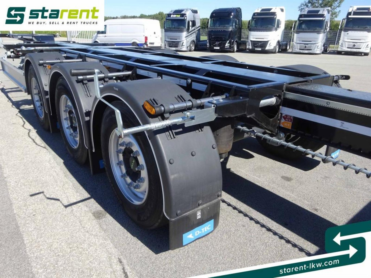 Semi-remorque porte-conteneur/ Caisse mobile neuf D-TEC Portmaster 1x20 / 2x20 / 1x30 / 1x40 / 1x45: photos 14