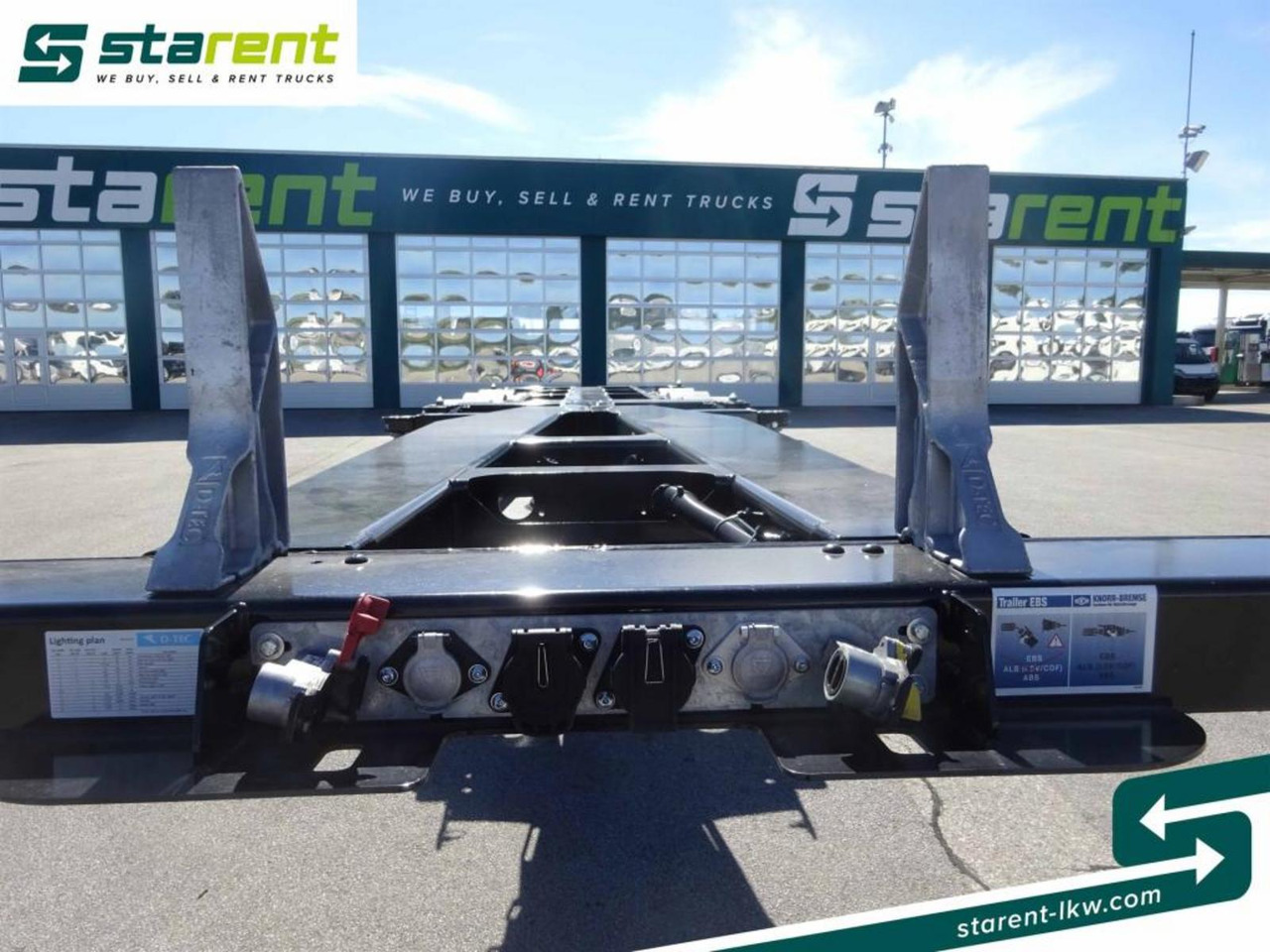 Semi-remorque porte-conteneur/ Caisse mobile neuf D-TEC Portmaster 1x20 / 2x20 / 1x30 / 1x40 / 1x45: photos 11