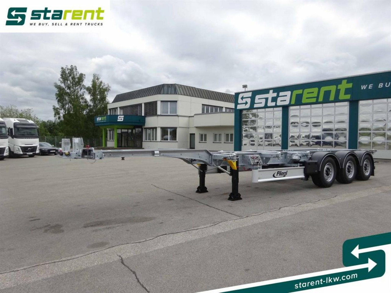 Fliegl Containerchassis ADR, 1x20/2x20/1x30/1x40/1x45 - Semi-remorque porte-conteneur/ Caisse mobile: photos 1 Fliegl Containerchassis ADR, 1x20/2x20/1x30/1x40/1x45 - Semi-remorque porte-conteneur/ Caisse mobile: photos 1