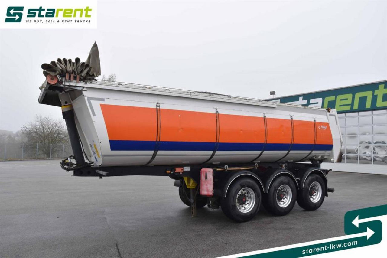 Fliegl Thermomulde 25m³ elektrisches Verdeck Liftachse - Semi-remorque benne: photos 1 Fliegl Thermomulde 25m³ elektrisches Verdeck Liftachse - Semi-remorque benne: photos 1