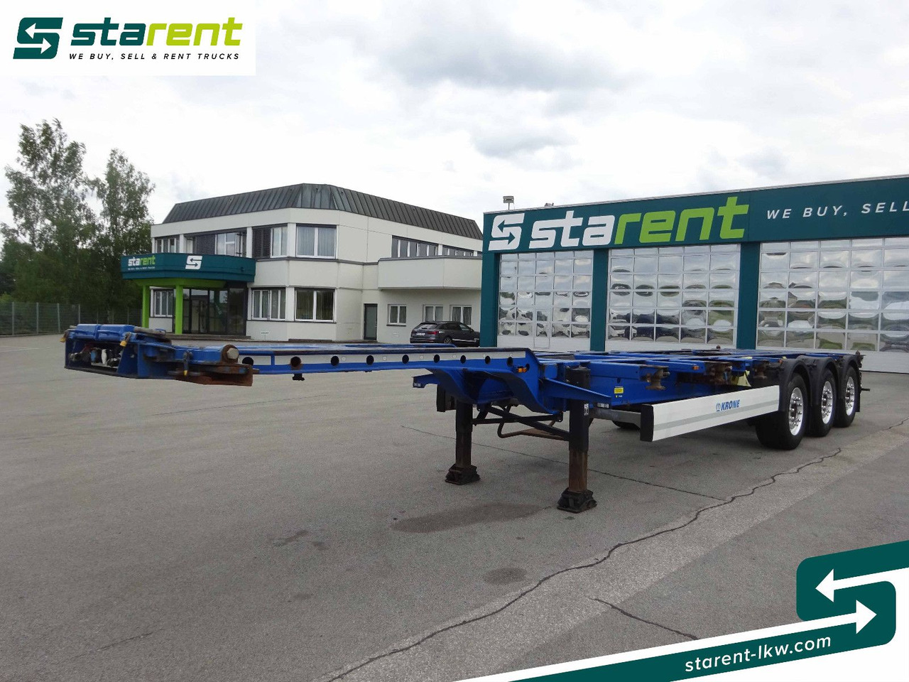 Krone Containerchassis 1x20 / 2x20 / 1x40 / 1x45, ALU - Semi-remorque porte-conteneur/ Caisse mobile: photos 1 Krone Containerchassis 1x20 / 2x20 / 1x40 / 1x45, ALU - Semi-remorque porte-conteneur/ Caisse mobile: photos 1