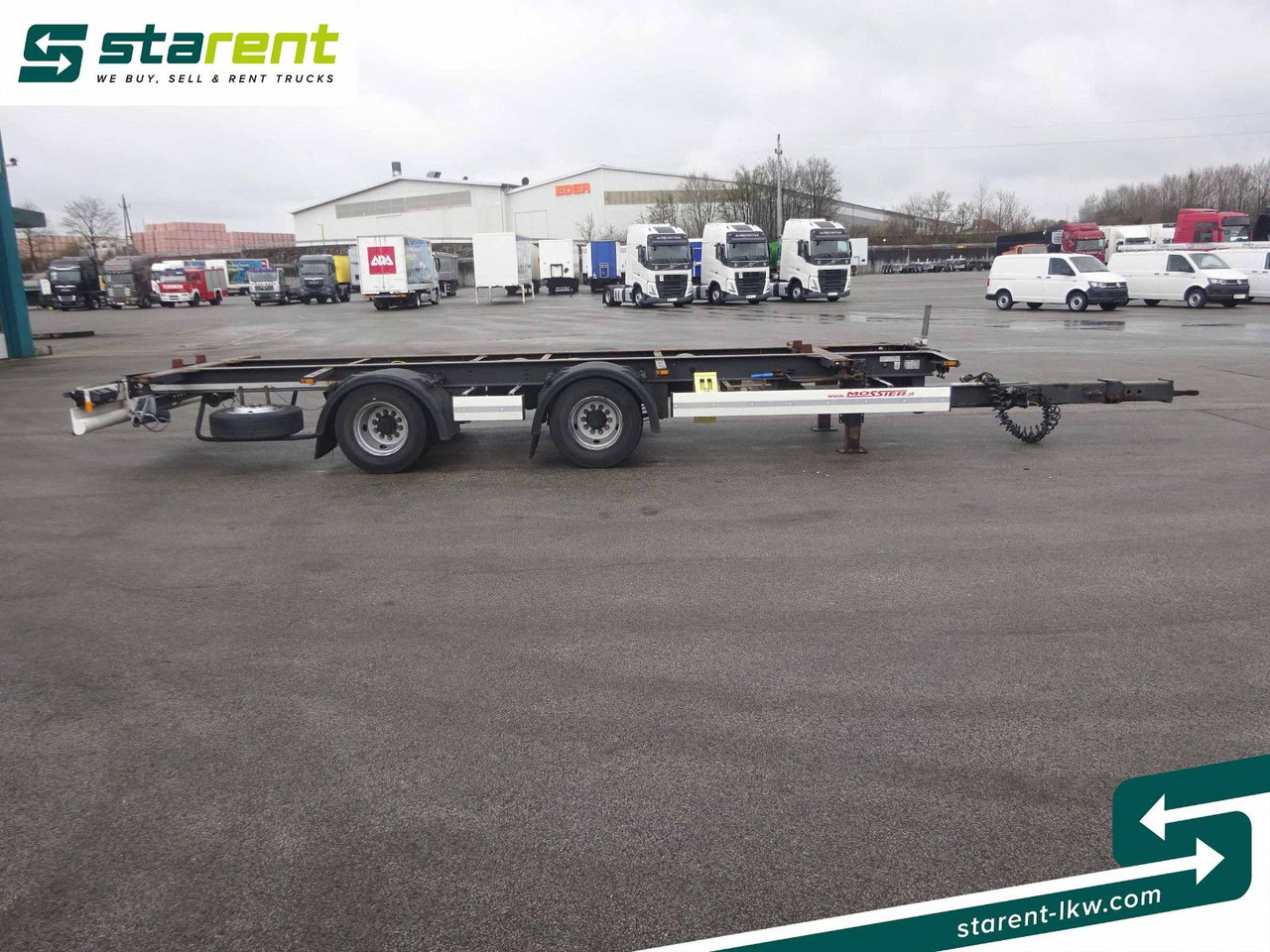 Krone Jumbotandemlafette, BDF Wechselrahmen - Remorque porte-conteneur/ Caisse mobile: photos 4 Krone Jumbotandemlafette, BDF Wechselrahmen - Remorque porte-conteneur/ Caisse mobile: photos 4