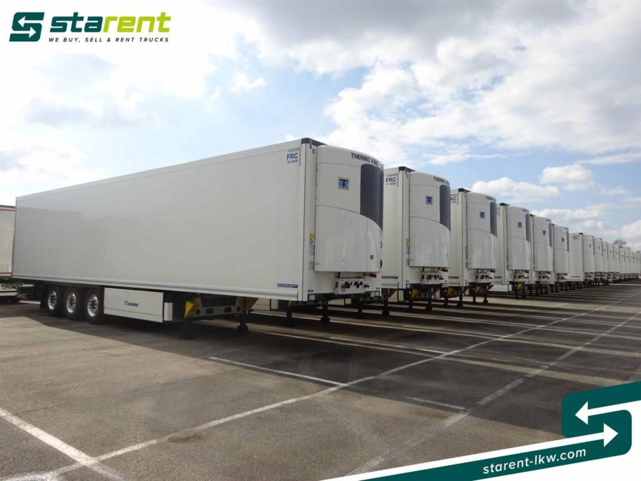 Krone Thermo King SLXi300 Alu Doppel Blumenbreit Lift-A - Semi-remorque frigorifique: photos 1 Krone Thermo King SLXi300 Alu Doppel Blumenbreit Lift-A - Semi-remorque frigorifique: photos 1