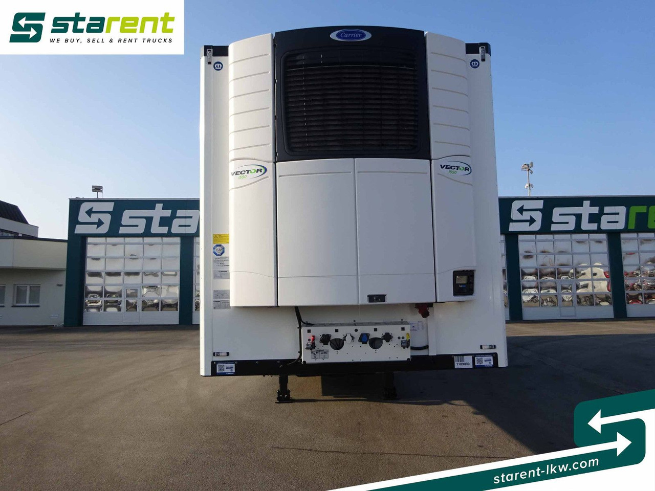 Krone Thermotrailer Carrier Vector 1550, Zurrleisten - Semi-remorque fourgon: photos 2 Krone Thermotrailer Carrier Vector 1550, Zurrleisten - Semi-remorque fourgon: photos 2