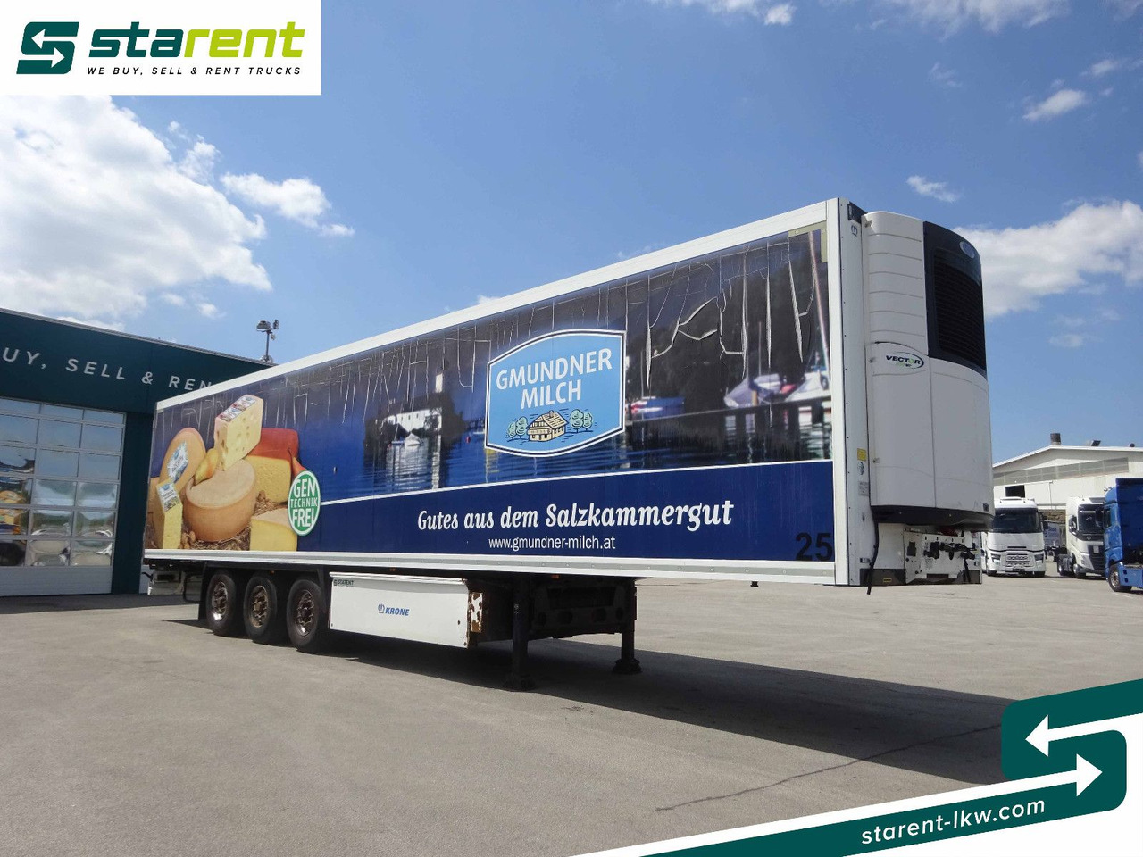 Krone Thermotrailer, Carrier Vector 1950 MT°, 3 Zonen - Semi-remorque fourgon: photos 3 Krone Thermotrailer, Carrier Vector 1950 MT°, 3 Zonen - Semi-remorque fourgon: photos 3
