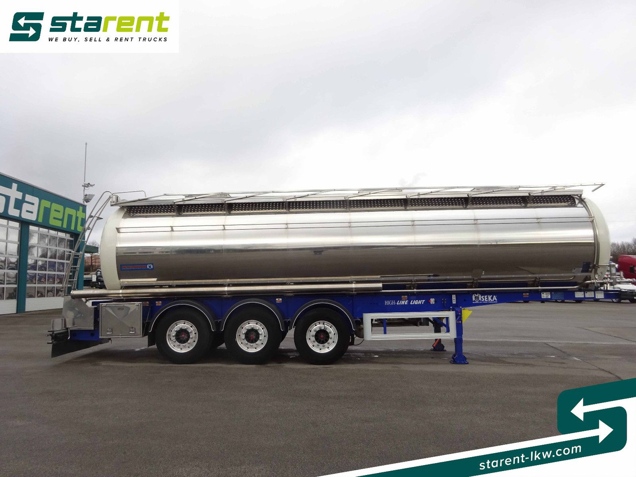 SEKA Lebensmitteltank, 31.000L, Liftachse, Alufelgen - Semi-remorque citerne: photos 4 SEKA Lebensmitteltank, 31.000L, Liftachse, Alufelgen - Semi-remorque citerne: photos 4