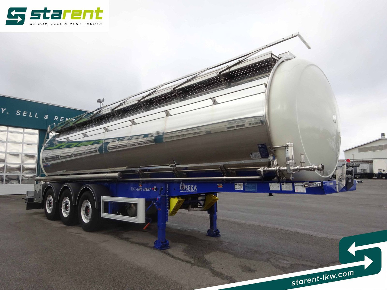 SEKA Lebensmitteltank, 31.000L, Liftachse, Alufelgen - Semi-remorque citerne: photos 3 SEKA Lebensmitteltank, 31.000L, Liftachse, Alufelgen - Semi-remorque citerne: photos 3