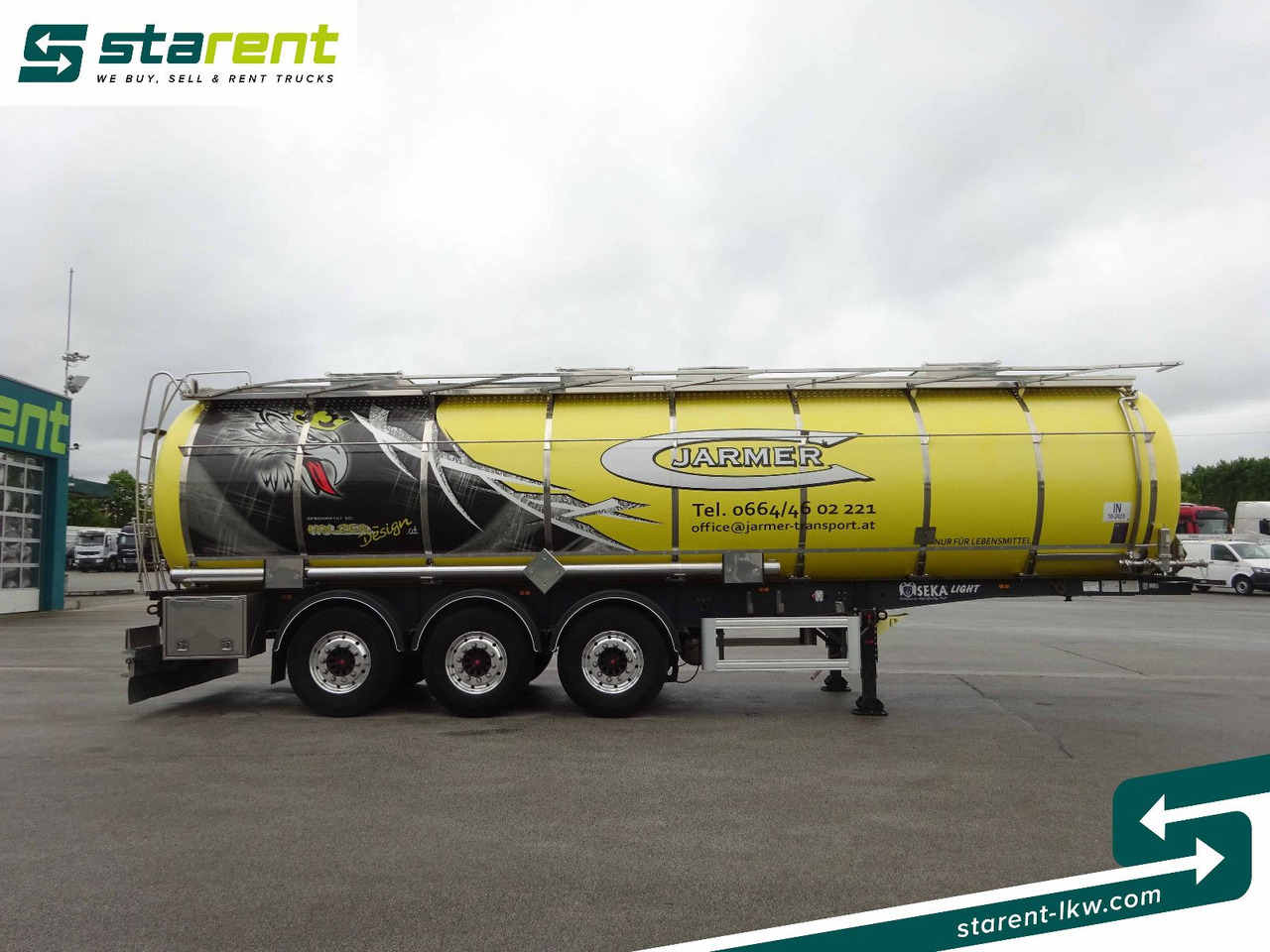 SEKA Lebensmitteltank, ADR, 33.000L, Liftachse - Semi-remorque citerne: photos 4 SEKA Lebensmitteltank, ADR, 33.000L, Liftachse - Semi-remorque citerne: photos 4