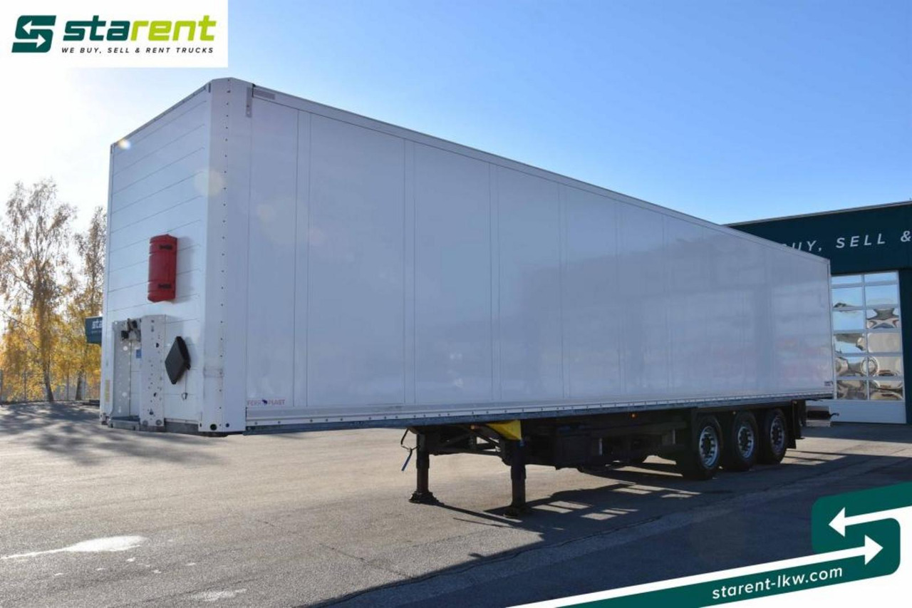 Schmitz Trockenfrachtkoffer Liftachse 3x Zurrleisten - Semi-remorque fourgon: photos 1 Schmitz Trockenfrachtkoffer Liftachse 3x Zurrleisten - Semi-remorque fourgon: photos 1