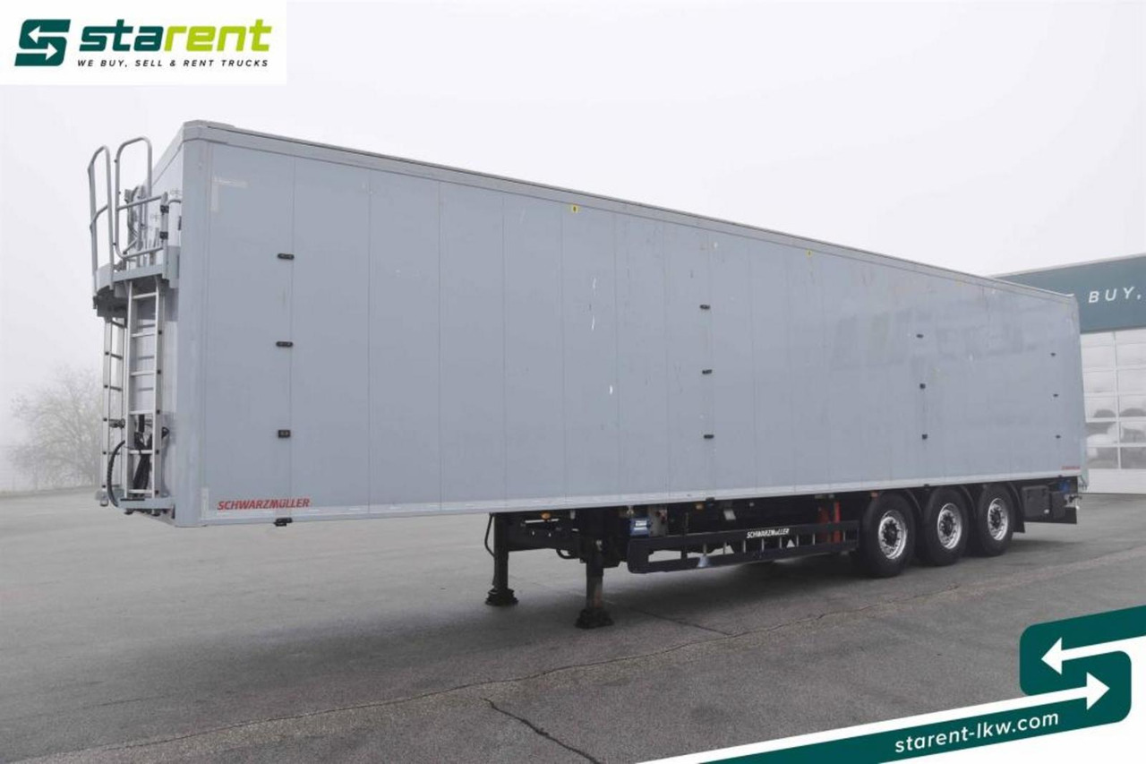 Schwarzmüller Schubbodenauflieger 10mm Liftachse Funkfernbed. - Semi-remorque à fond mouvant: photos 1 Schwarzmüller Schubbodenauflieger 10mm Liftachse Funkfernbed. - Semi-remorque à fond mouvant: photos 1