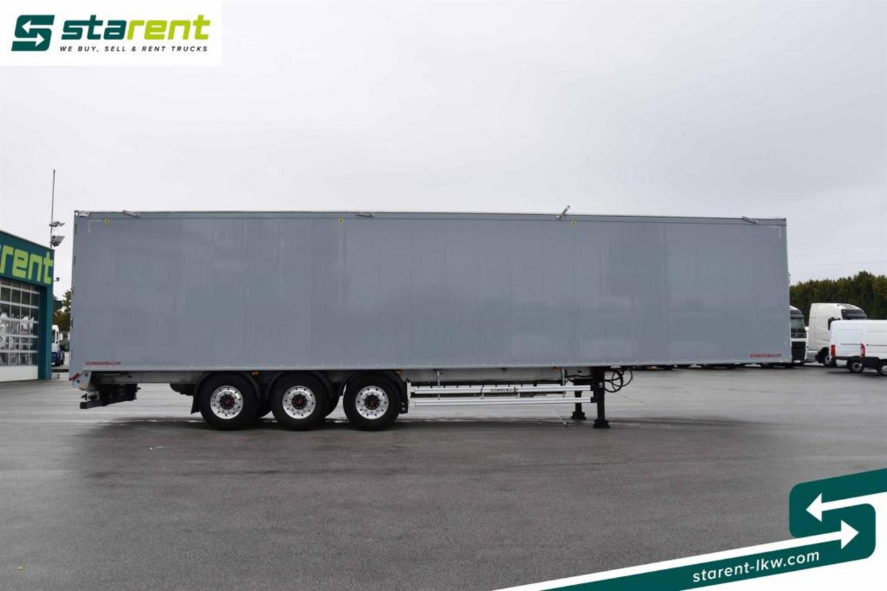 Schwarzmüller Schubbodenauflieger 10mm elektrisches Verdeck 91m³ - Semi-remorque à fond mouvant: photos 4 Schwarzmüller Schubbodenauflieger 10mm elektrisches Verdeck 91m³ - Semi-remorque à fond mouvant: photos 4