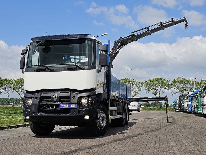 Renault K 430 HIAB 188ES4 - Camion plateau, Camion grue: photos 1 Renault K 430 HIAB 188ES4 - Camion plateau, Camion grue: photos 1
