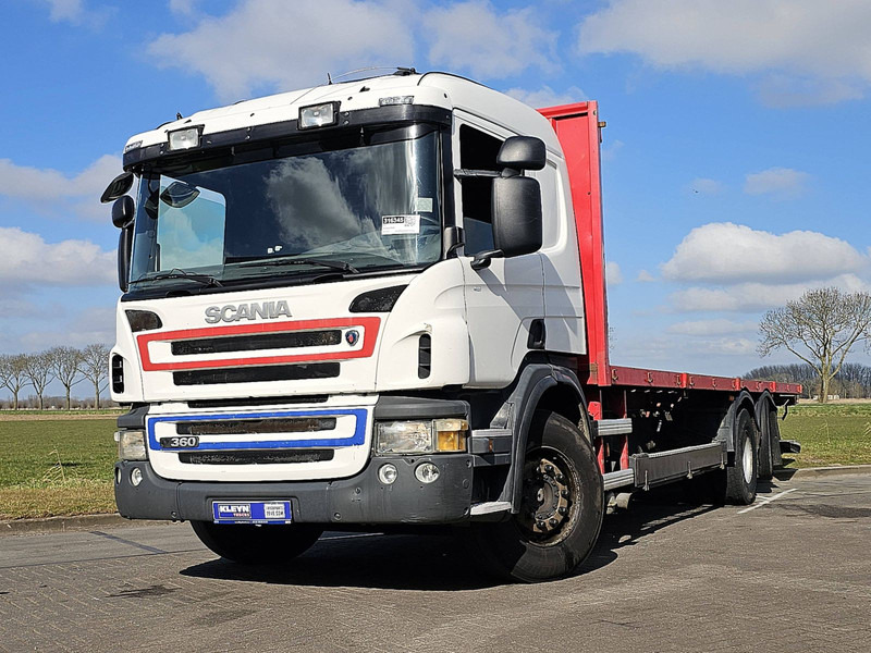 Scania P360 6X2*4 LIFT MAN. RET. - Camion plateau: photos 1 Scania P360 6X2*4 LIFT MAN. RET. - Camion plateau: photos 1