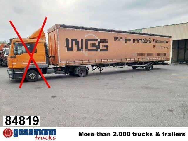 Ackermann PS-F 9/10.6 E SPS, Edscha-Verdeck - Semi-remorque plateau: photos 1 Ackermann PS-F 9/10.6 E SPS, Edscha-Verdeck - Semi-remorque plateau: photos 1