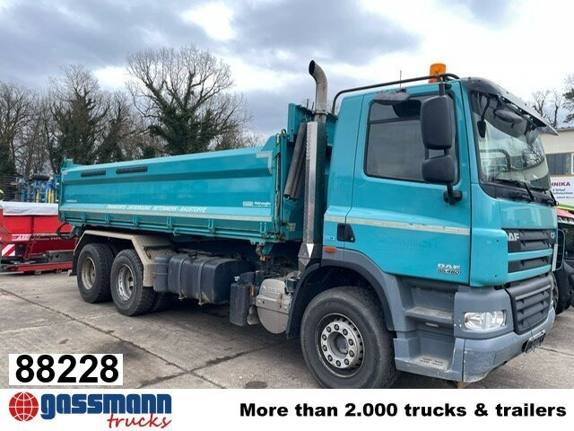DAF CF 85.460 6x4, Bordmatik links - Camion benne: photos 1 DAF CF 85.460 6x4, Bordmatik links - Camion benne: photos 1
