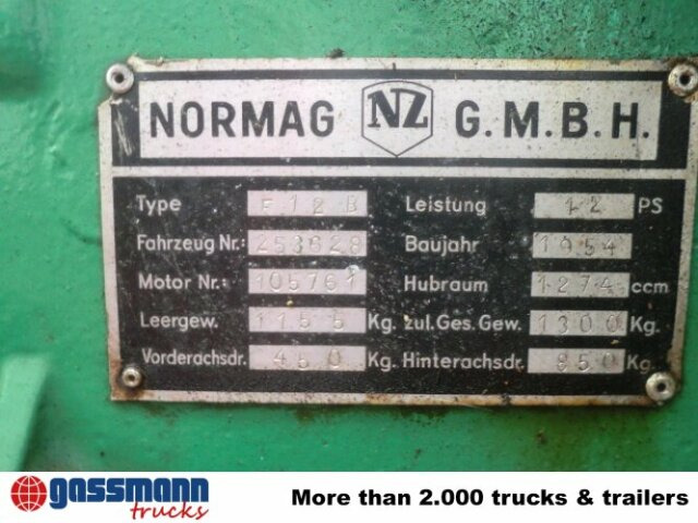 Engins de chantier NORMAG F12B: photos 12