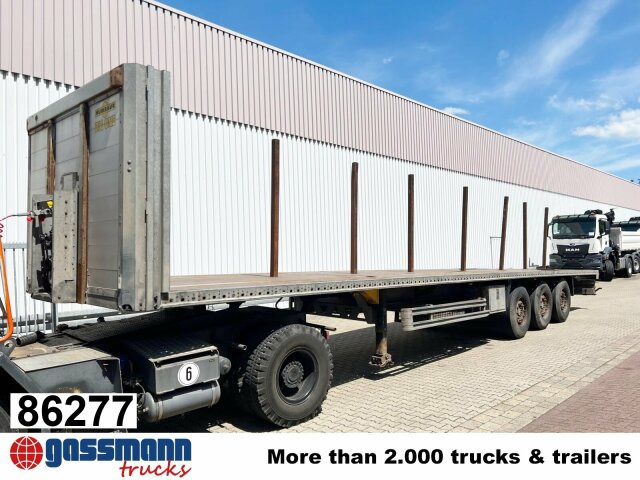 Humbaur HSA 2006, Verzinkt - Semi-remorque plateau: photos 1 Humbaur HSA 2006, Verzinkt - Semi-remorque plateau: photos 1