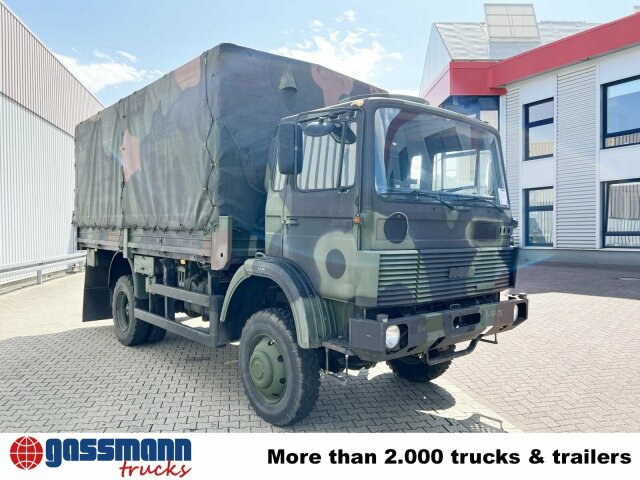 Camion plateau Iveco 110-17 AW 4x4, Ex-, Küche: photos 8