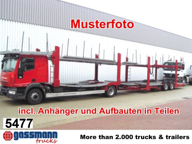 Iveco EuroCargo ML160E32 4x2 mit Teilen für Anhänger - Camion porte-voitures: photos 1 Iveco EuroCargo ML160E32 4x2 mit Teilen für Anhänger - Camion porte-voitures: photos 1