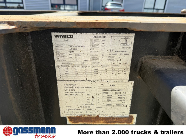 Lag 0-3-39 CD Containerchassis, 20ft und 30ft, ADR - Semi-remorque porte-conteneur/ Caisse mobile: photos 2 Lag 0-3-39 CD Containerchassis, 20ft und 30ft, ADR - Semi-remorque porte-conteneur/ Caisse mobile: photos 2