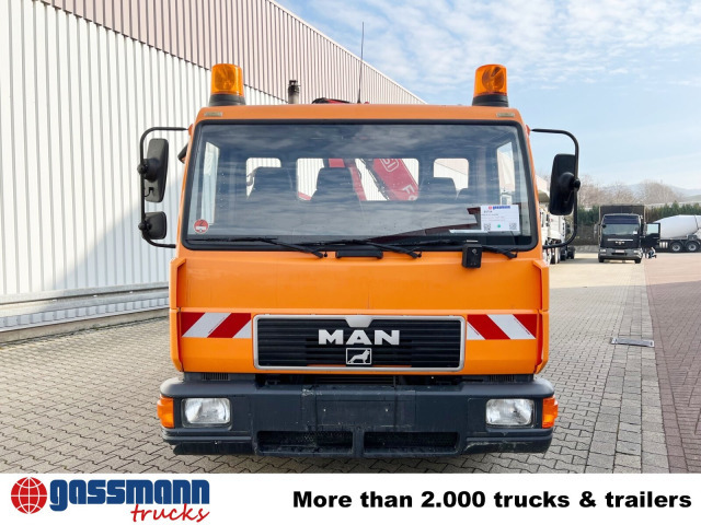 Camion benne, Camion grue MAN 8.163 4x2 BB mit Kran Fassi F60A.23: photos 9