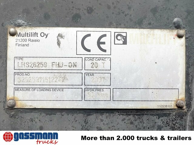 MAN TGA 26.440 6X2-2 BL, Liftachse - Camion ampliroll: photos 2 MAN TGA 26.440 6X2-2 BL, Liftachse - Camion ampliroll: photos 2