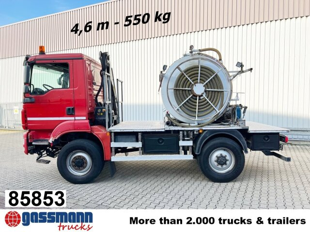 MAN TGM 13.250/340 4X4 BL, Kran Hiab 026 T-3, - Camion grue: photos 1 MAN TGM 13.250/340 4X4 BL, Kran Hiab 026 T-3, - Camion grue: photos 1