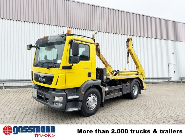 Camion multibenne MAN TGM 18.290 4x2 BL, Meiller Teleabsetzkipper,: photos 8