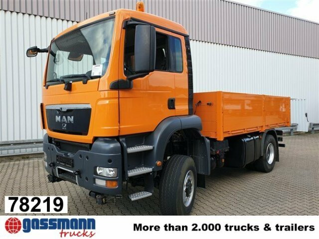 MAN TGS 18.360/440 4x4 BL, Winterdienstausstattung - Camion plateau: photos 1 MAN TGS 18.360/440 4x4 BL, Winterdienstausstattung - Camion plateau: photos 1