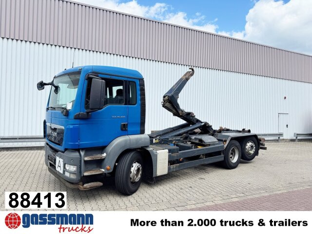 MAN TGS 26.400 6x2-4 BL, Lenk-/Liftachse, - Camion ampliroll: photos 1 MAN TGS 26.400 6x2-4 BL, Lenk-/Liftachse, - Camion ampliroll: photos 1