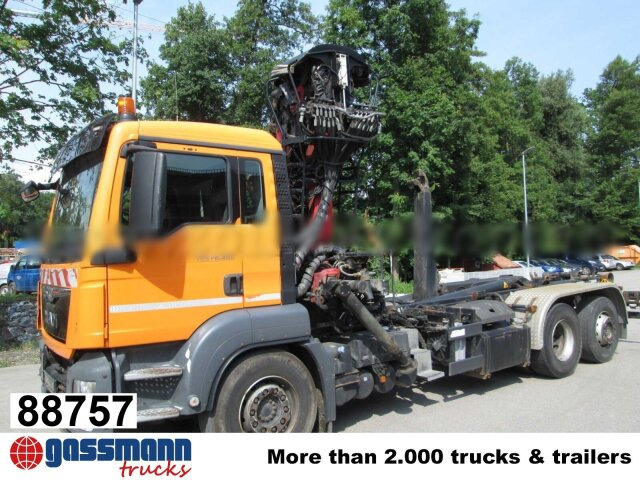 MAN TGS 26.400 6x2-4 BL, Lenk-/Liftachse, Kran - Camion ampliroll, Camion grue: photos 1 MAN TGS 26.400 6x2-4 BL, Lenk-/Liftachse, Kran - Camion ampliroll, Camion grue: photos 1