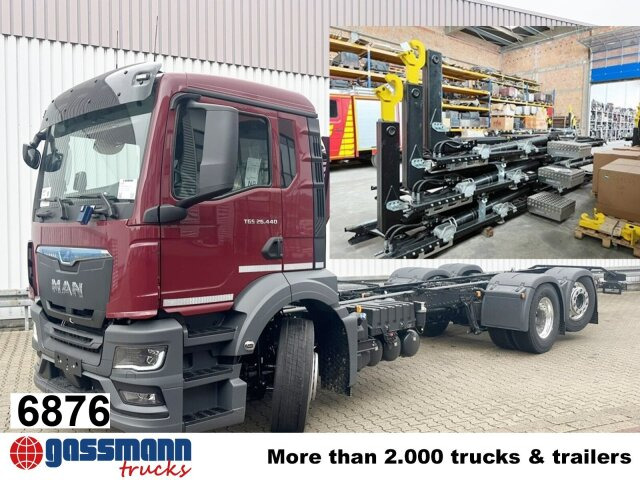 MAN TGS 26.440 6x2-4 LL CH, Lenk-/Liftachse, Navi, - Châssis cabine: photos 1 MAN TGS 26.440 6x2-4 LL CH, Lenk-/Liftachse, Navi, - Châssis cabine: photos 1