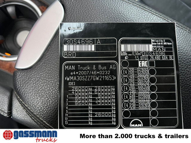 MAN TGS 26.480 6x4 BL, Klima, Intarder, Hyva 20.60 S - Camion ampliroll: photos 2 MAN TGS 26.480 6x4 BL, Klima, Intarder, Hyva 20.60 S - Camion ampliroll: photos 2