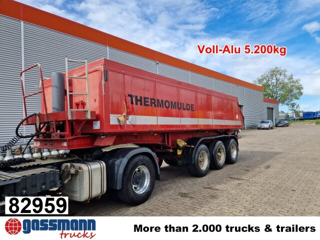 Meierling MSK 24 Voll-Alu Iso-Kastenmulde, ca. 25m³, 2x - Semi-remorque benne: photos 1 Meierling MSK 24 Voll-Alu Iso-Kastenmulde, ca. 25m³, 2x - Semi-remorque benne: photos 1