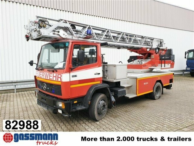 Mercedes-Benz 1114 4x2 DLK 18-12 CC Drehleiter, 24 Meter - Camion de pompier: photos 1 Mercedes-Benz 1114 4x2 DLK 18-12 CC Drehleiter, 24 Meter - Camion de pompier: photos 1