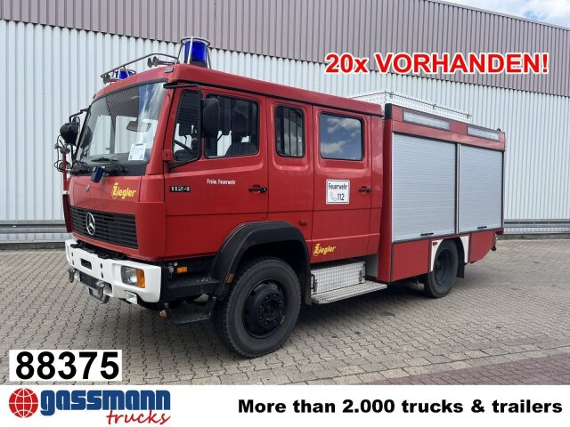 Mercedes-Benz 1124 AF 4x4 Doka, TLF 16/25, 2800l - Ambulance: photos 1 Mercedes-Benz 1124 AF 4x4 Doka, TLF 16/25, 2800l - Ambulance: photos 1