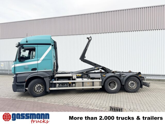 Camion ampliroll Mercedes-Benz Actros 2545 L 6x2/46, Retarder, Lenk-/Liftachse,: photos 13