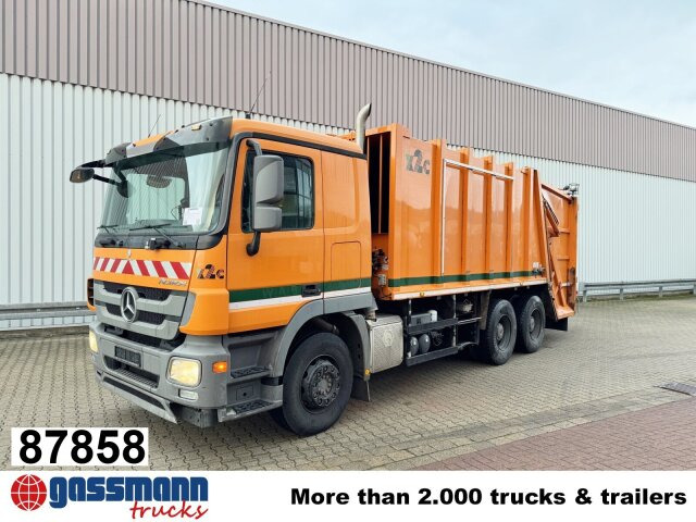 Mercedes-Benz Actros 2641/48 L 6x4, Haller M21X2C, Zöller - Benne à ordures ménagères: photos 1 Mercedes-Benz Actros 2641/48 L 6x4, Haller M21X2C, Zöller - Benne à ordures ménagères: photos 1