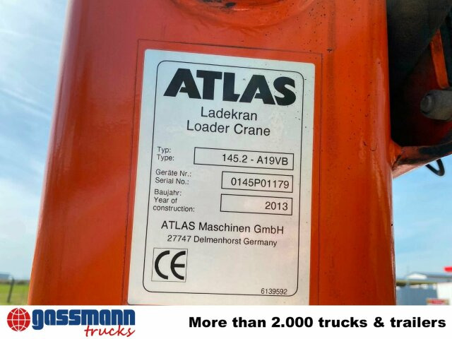 Mercedes-Benz Arocs 2545 L/6x2/4, Atlas Kran, 145.2-A19 VB, - Camion plateau, Camion grue: photos 2 Mercedes-Benz Arocs 2545 L/6x2/4, Atlas Kran, 145.2-A19 VB, - Camion plateau, Camion grue: photos 2