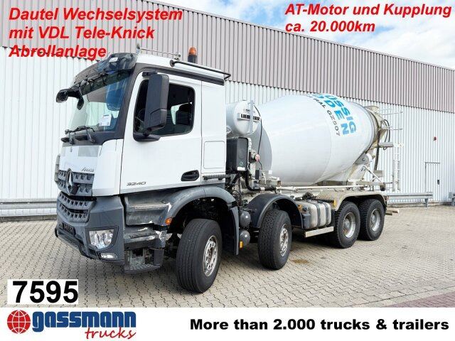 Mercedes-Benz Arocs 3240 8x4, 9 cbm Liebherr HTM 904 F - Camion malaxeur: photos 1 Mercedes-Benz Arocs 3240 8x4, 9 cbm Liebherr HTM 904 F - Camion malaxeur: photos 1