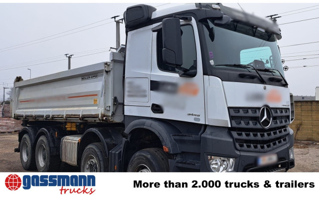 Mercedes-Benz Arocs 3445 K 8x4/4, Meiller Bordmatik links - Camion benne: photos 2 Mercedes-Benz Arocs 3445 K 8x4/4, Meiller Bordmatik links - Camion benne: photos 2
