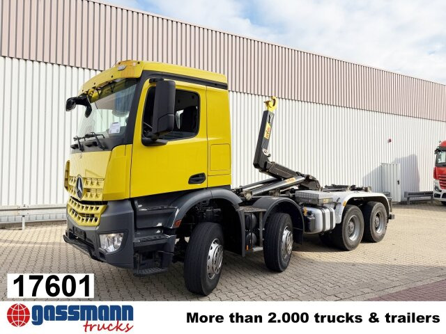 Mercedes-Benz Arocs 4142 B 8x4/4, Grounder, MultimediaCockpit, - Camion ampliroll: photos 1 Mercedes-Benz Arocs 4142 B 8x4/4, Grounder, MultimediaCockpit, - Camion ampliroll: photos 1