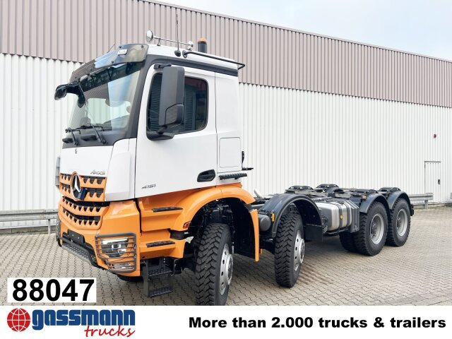 Mercedes-Benz Arocs 4151 AK 8x8/4, Grounder - Châssis cabine: photos 1 Mercedes-Benz Arocs 4151 AK 8x8/4, Grounder - Châssis cabine: photos 1