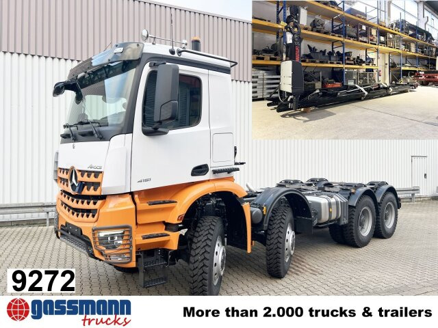 Mercedes-Benz Arocs 4151 AK 8x8/4, Grounder - Camion ampliroll: photos 1 Mercedes-Benz Arocs 4151 AK 8x8/4, Grounder - Camion ampliroll: photos 1
