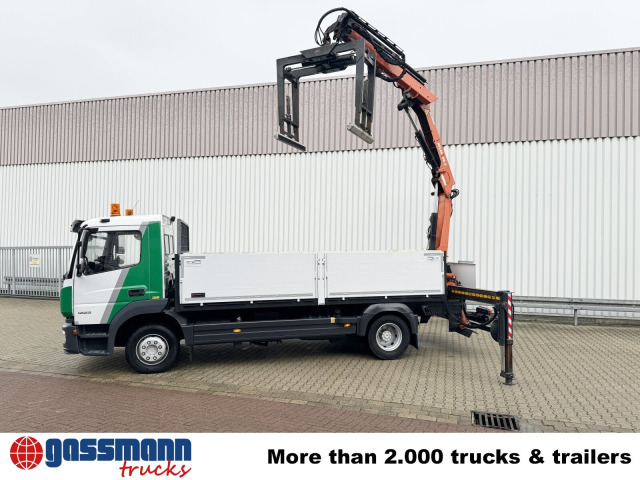 Mercedes-Benz Atego 1223 L 4x2 mit Heckkran Atlas 88.3-A2L, - Camion plateau, Camion grue: photos 2 Mercedes-Benz Atego 1223 L 4x2 mit Heckkran Atlas 88.3-A2L, - Camion plateau, Camion grue: photos 2
